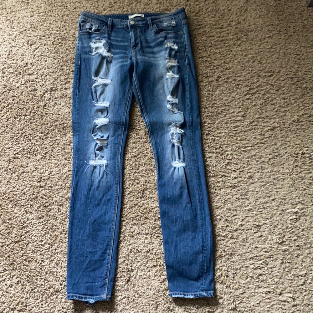 Distressed Daytrip Skinny Jeans